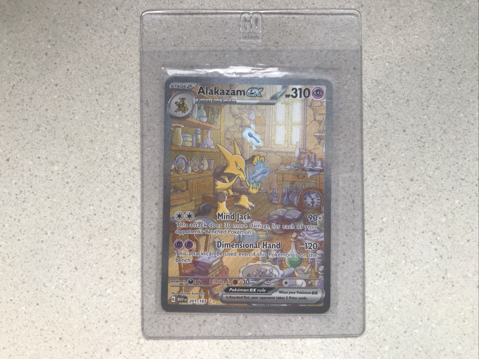 Alakazam ex 201/165 Sv: Scarlet & Violet 151 Holo