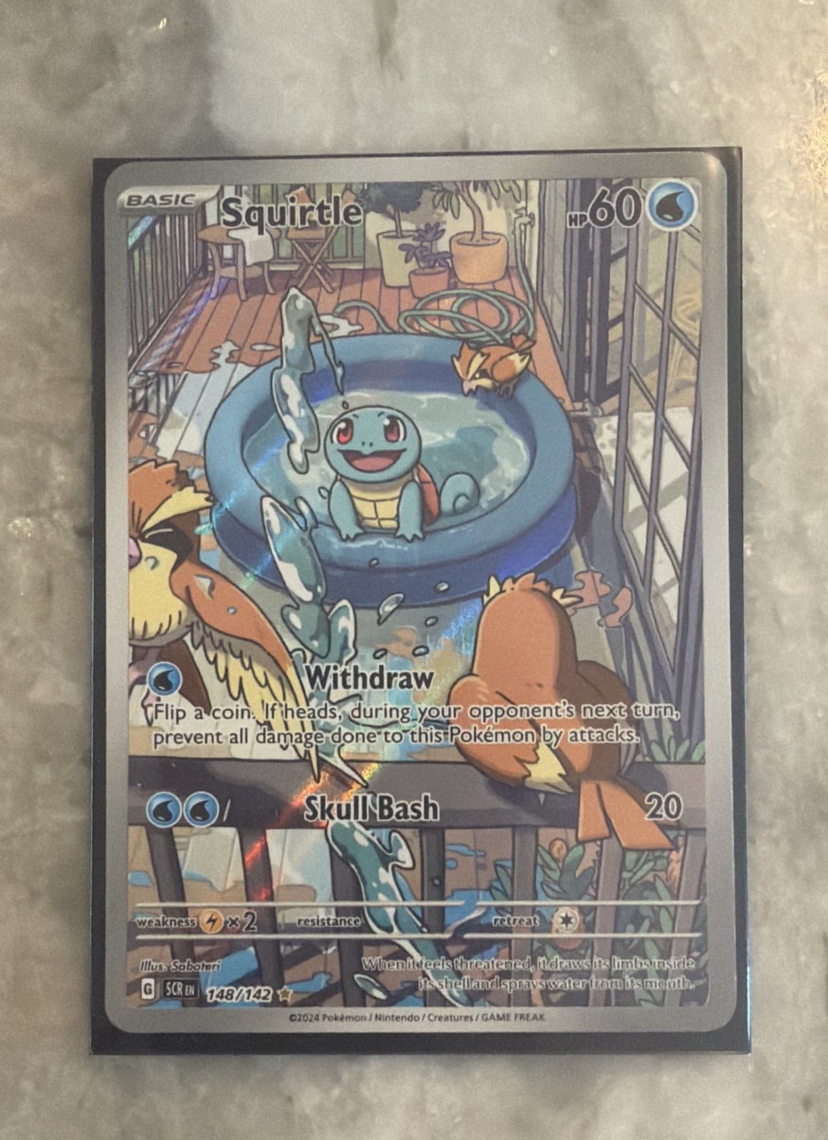 Squirtle 148/142 Sv07: Stellar Crown Holo