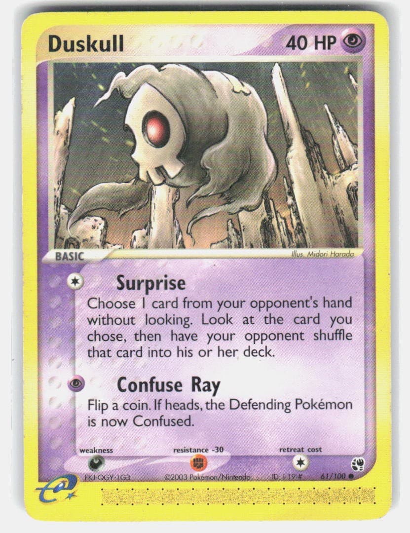 Pokemon Duskull Sandstorm #61/100 LP