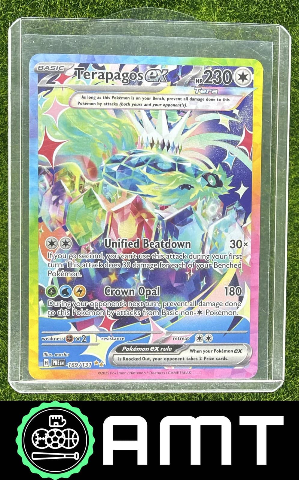 Terapagos ex 2025 Pokemon Prismatic Evolutions 169/131 Special Illustration Rare