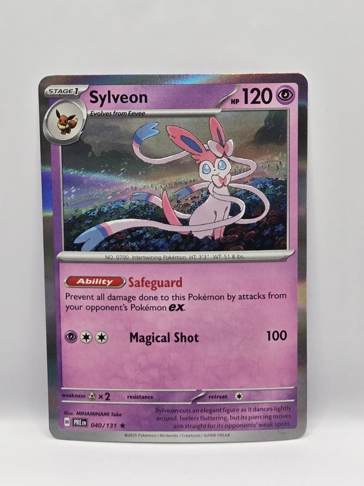Sylveon 40/131 Holo Pokemon TCG NM