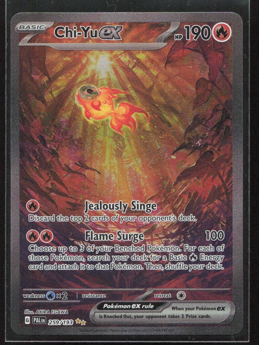 Chi-Yu ex 259/193 Holofoil Near Mint Special Illustration Rare AKIRA EGAWA PAL