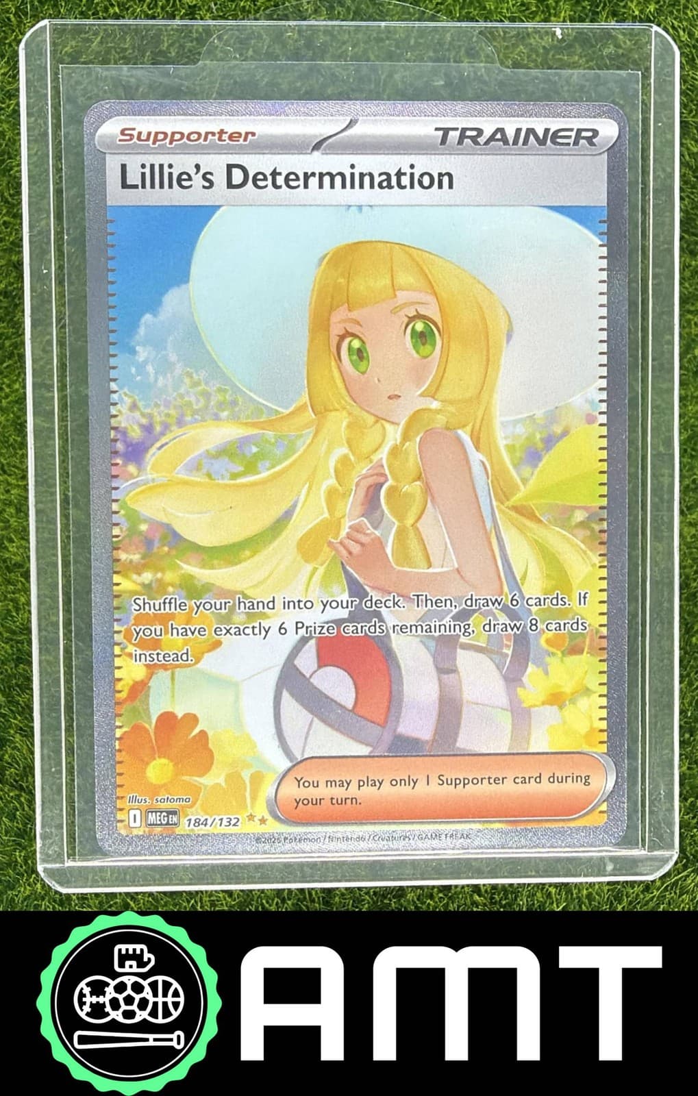 Lillie's Determination 2025 Pokemon Mega Evolution #184/132 Special Illustration
