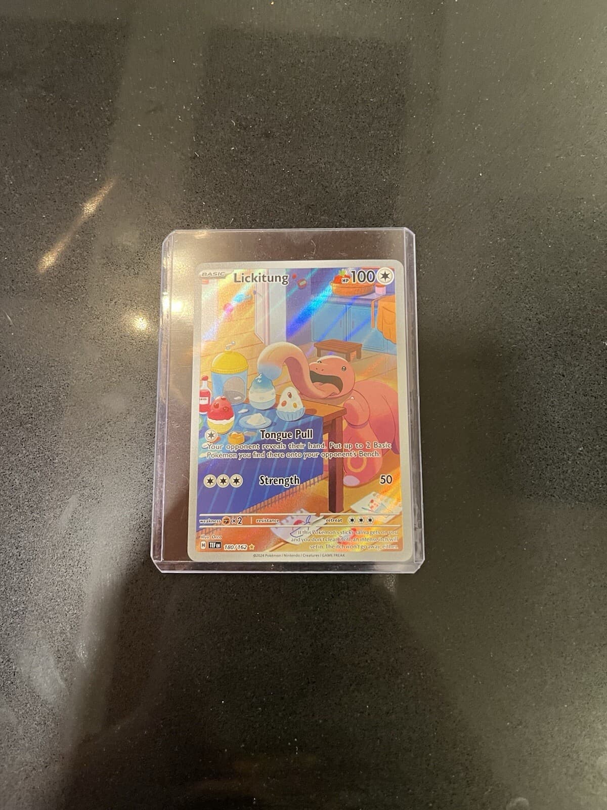 GEM MINT Lickitung 180/162 Sv05: Temporal Forces HOLO Pokemon Card