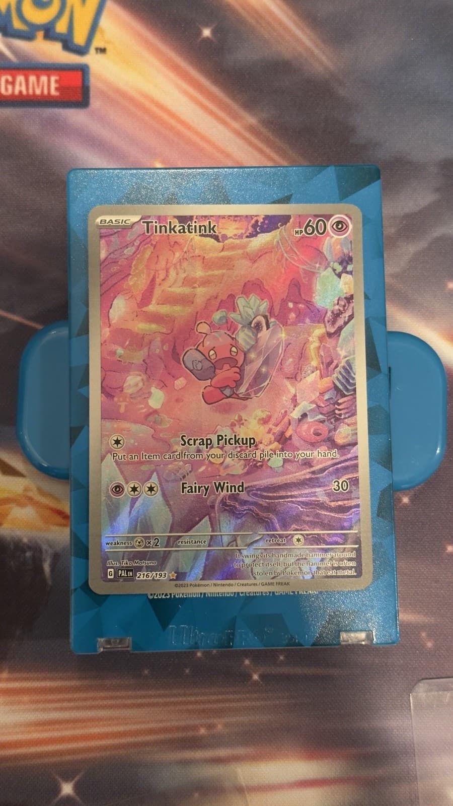 Pokémon TCG Tinkatink 216/193 Sv02: Paldea Evolved IR