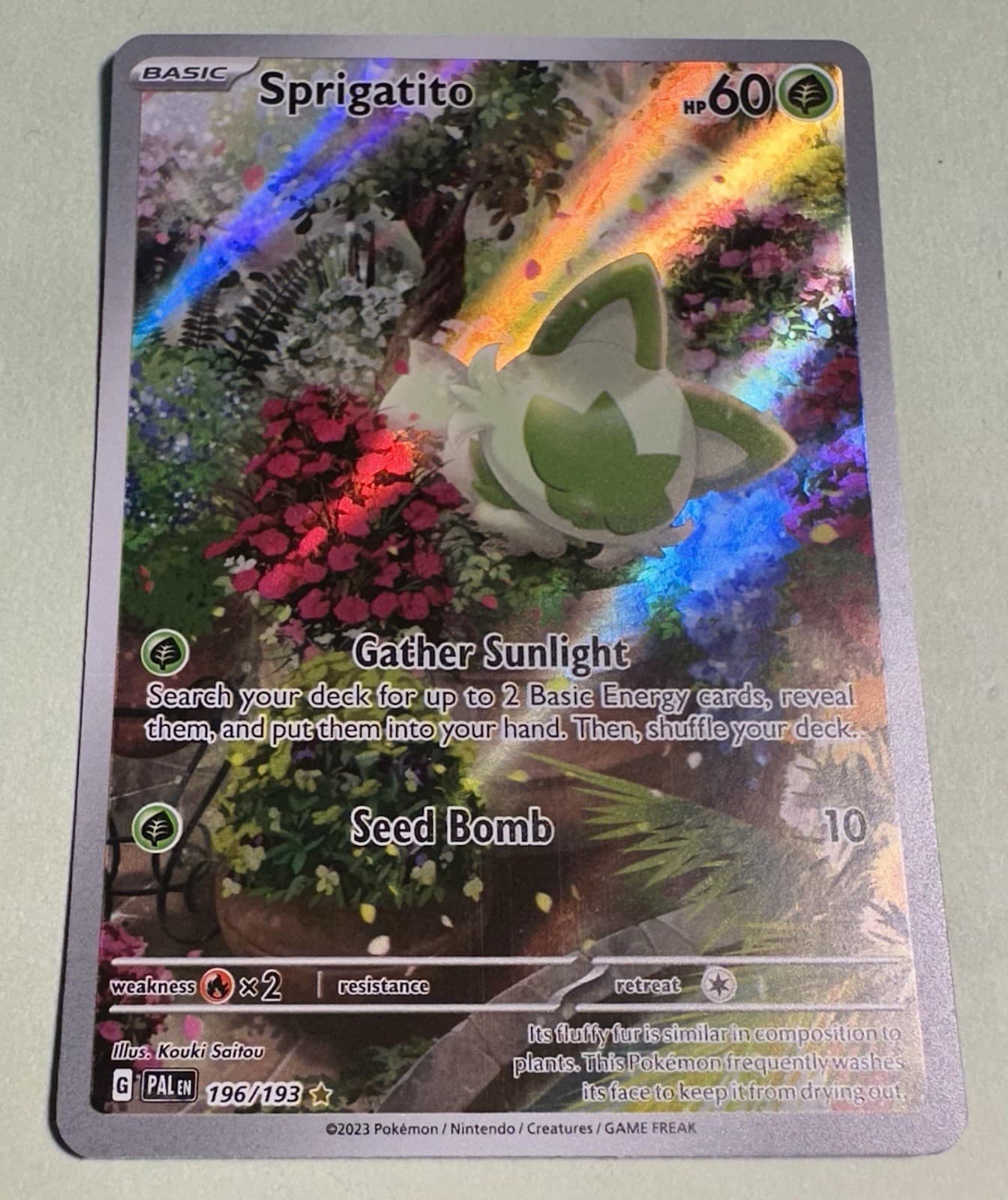 Sprigatito Paldea Evolved 196/193 Pokémon