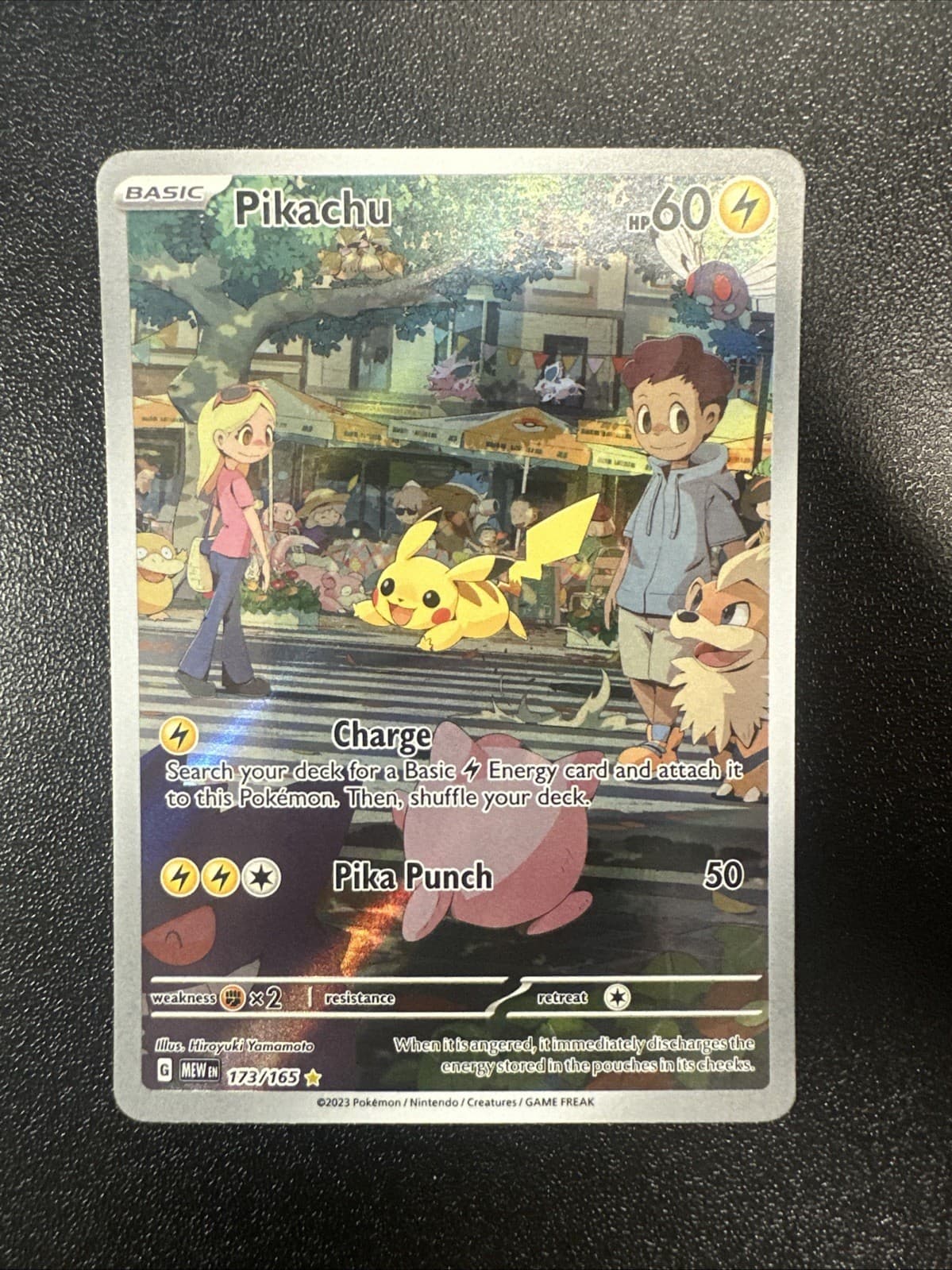 Pikachu 173/165 Sv: Scarlet & Violet 151 Holo NM JL