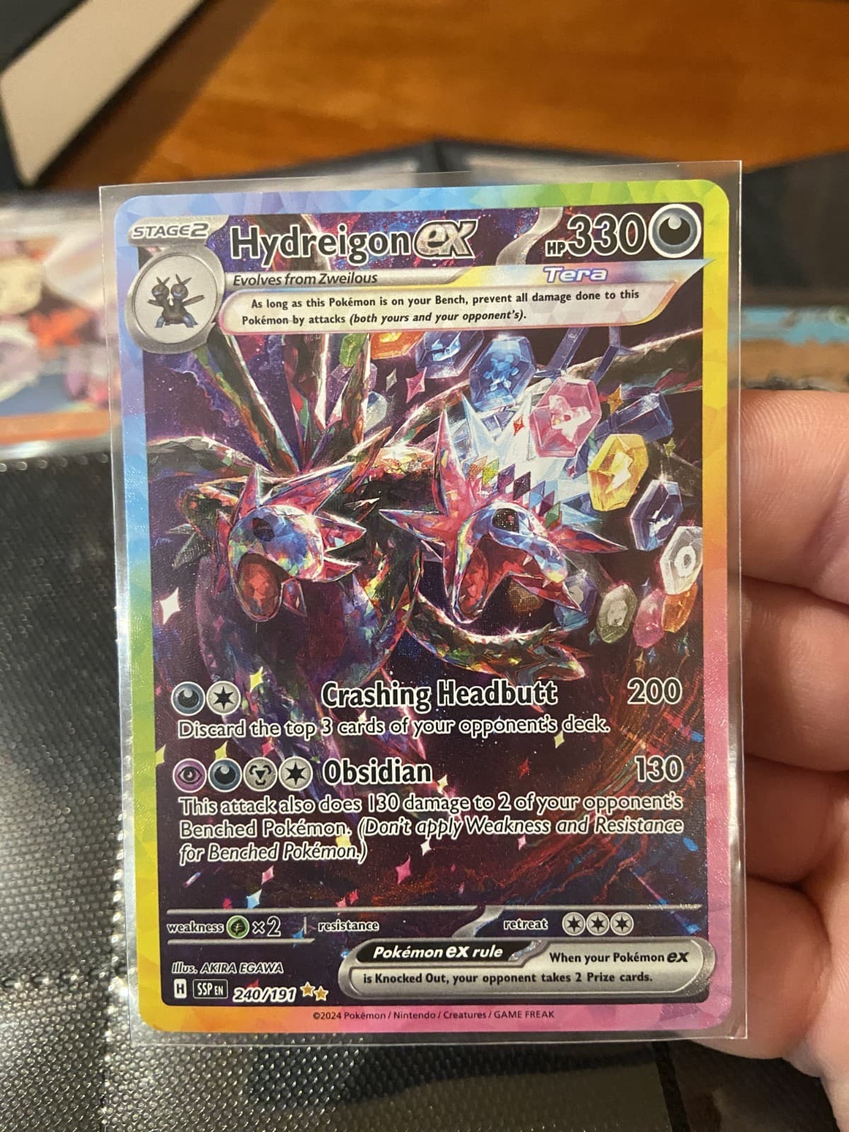 Hydreigon ex 240/191: Surging Sparks - Special Illustration Rare