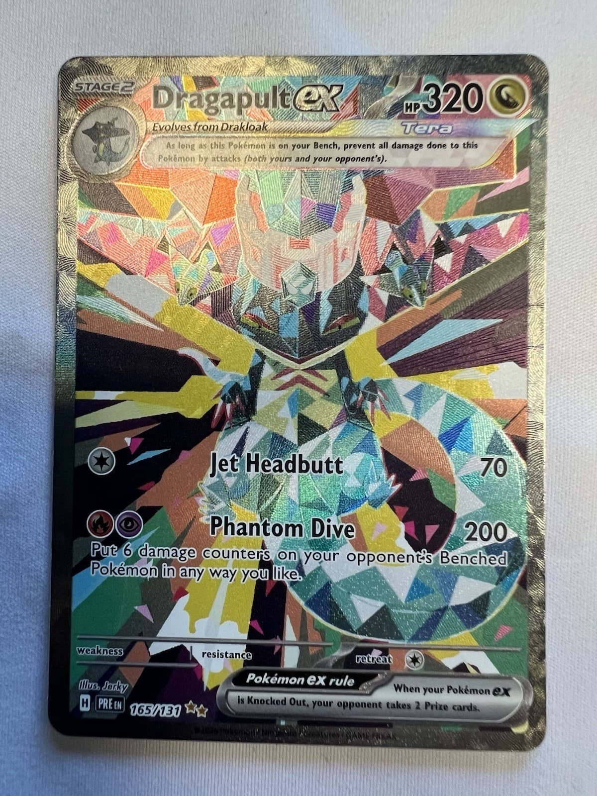 Pokemon TCG Dragapult ex 165/131 Sv: Prismatic Evolutions SIR NM