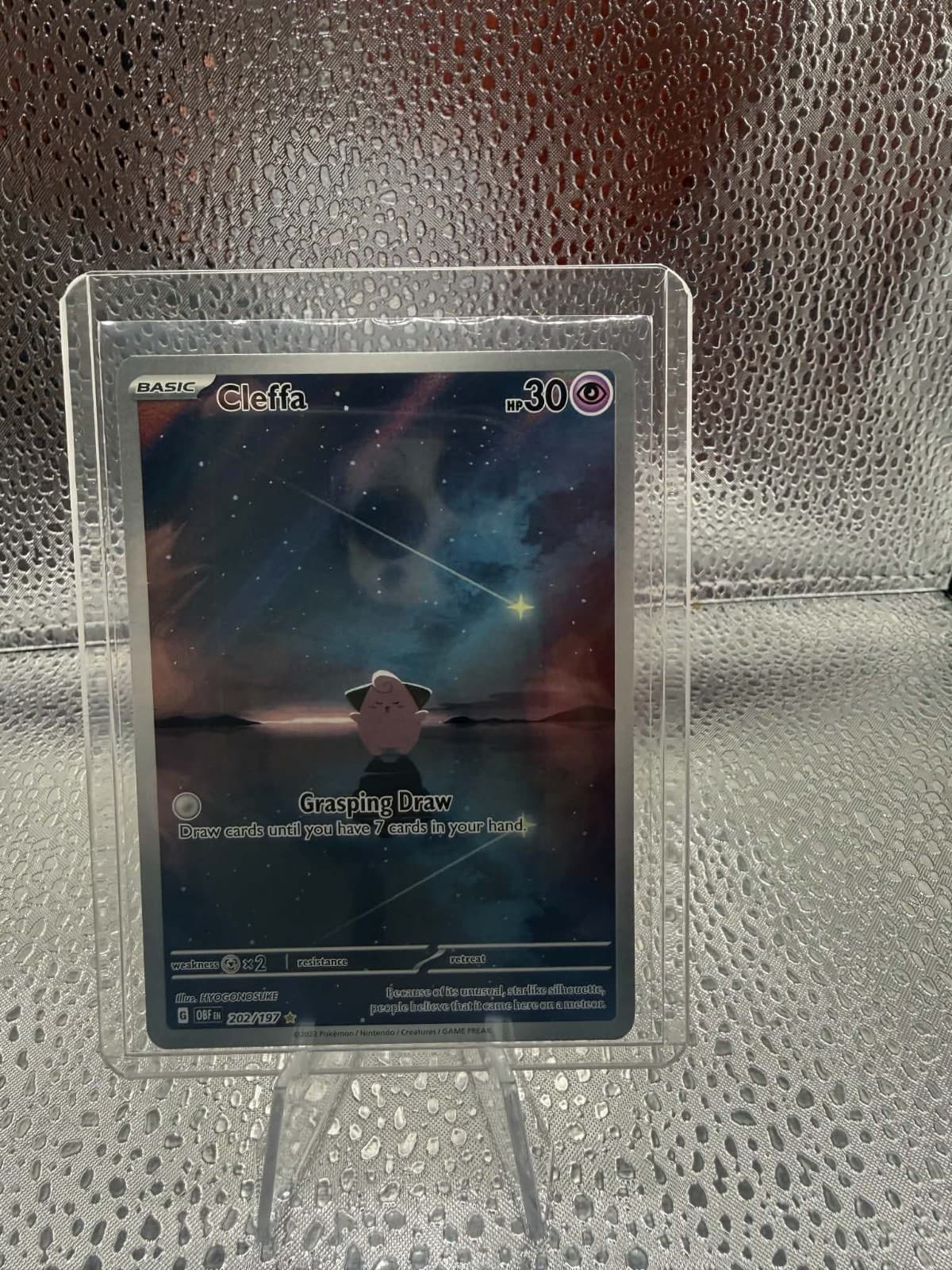 Pokemon TCG Cleffa 202/197 Illustration Rare Full Art Holo English