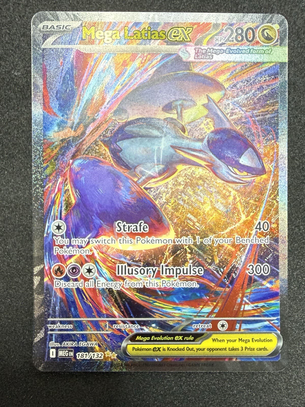 Mega Latias ex - 181/132 - Special Illustration Rare Mint Pokemon Mega Evolution