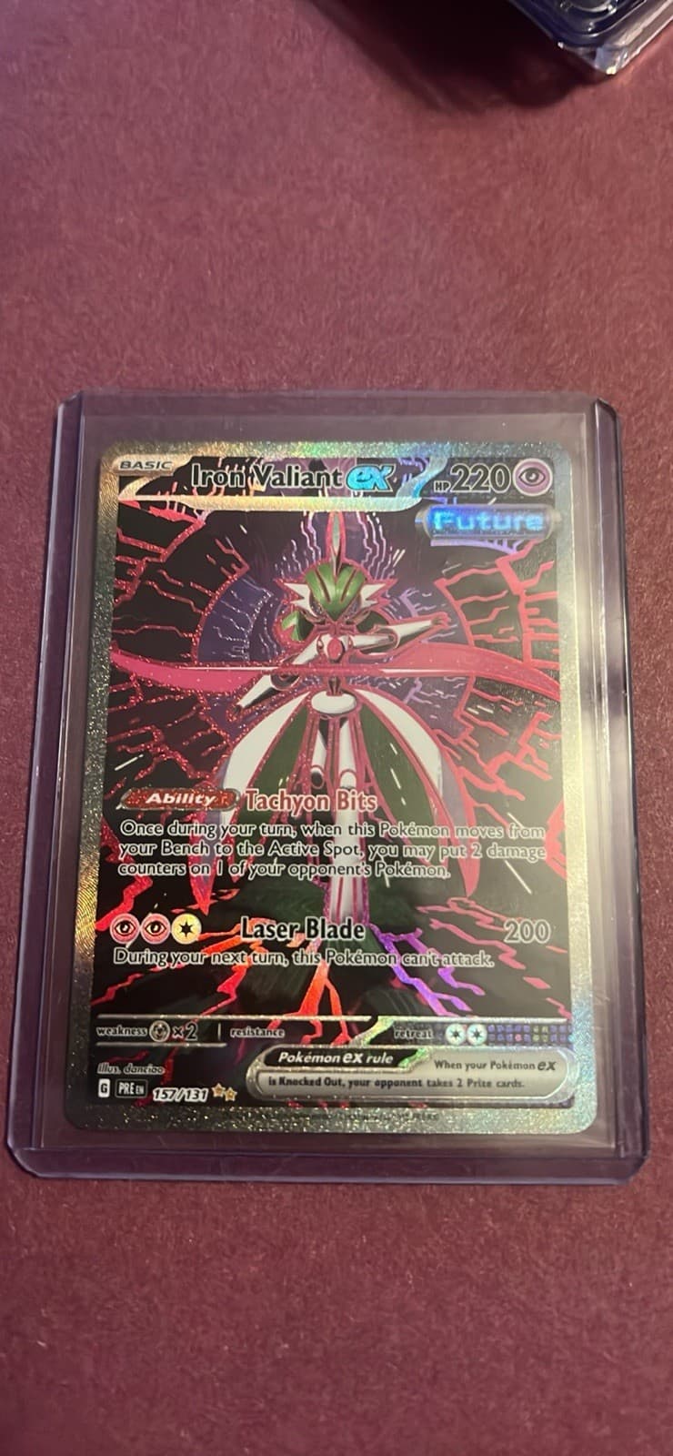Iron Valiant ex 157/131 Prismatic Evolutions Holo