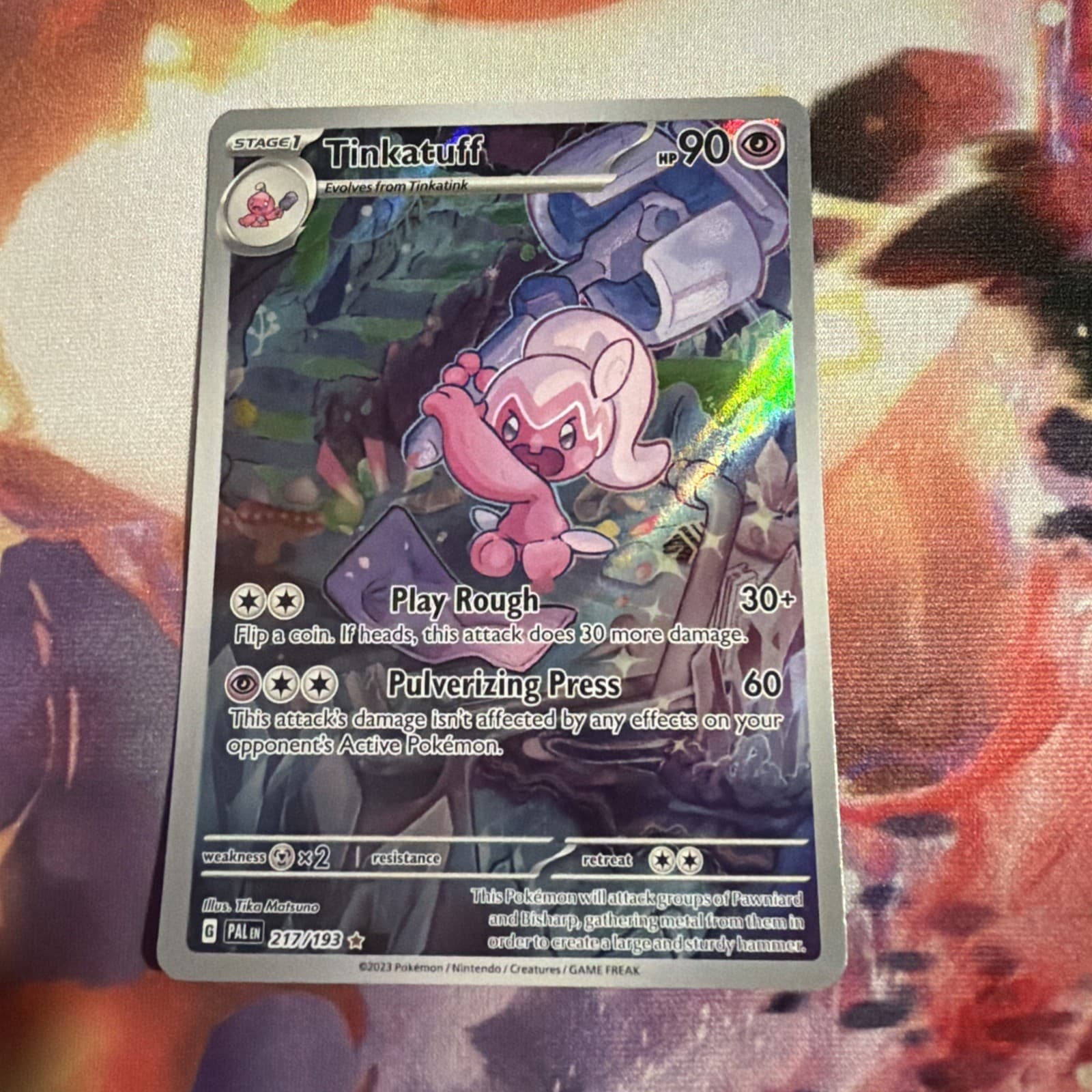 Tinkatuff 217/193 Sv02: Paldea Evolved Holo