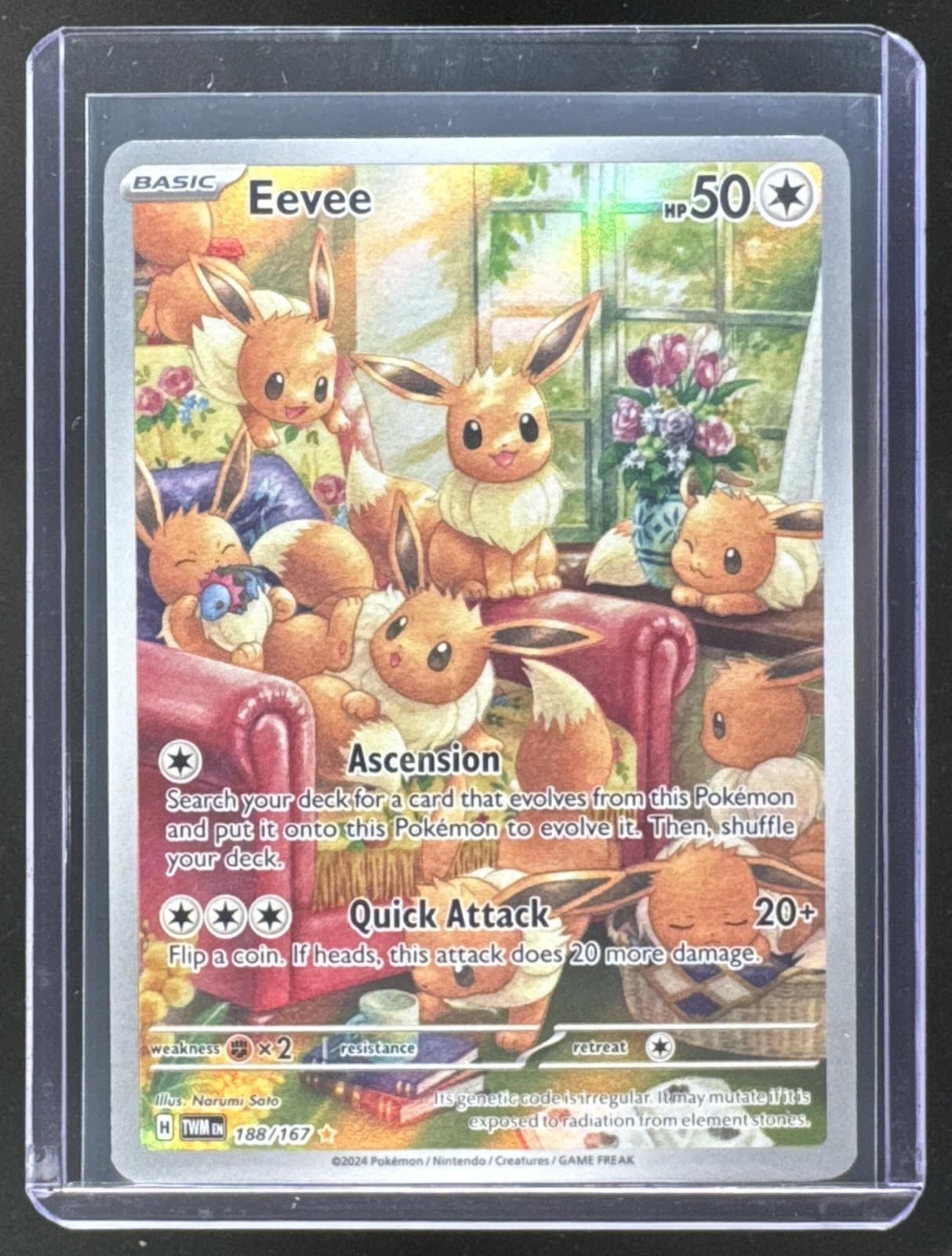 2024 Pokemon SV06: Twilight Masquerade Eevee 188/167 - DAL