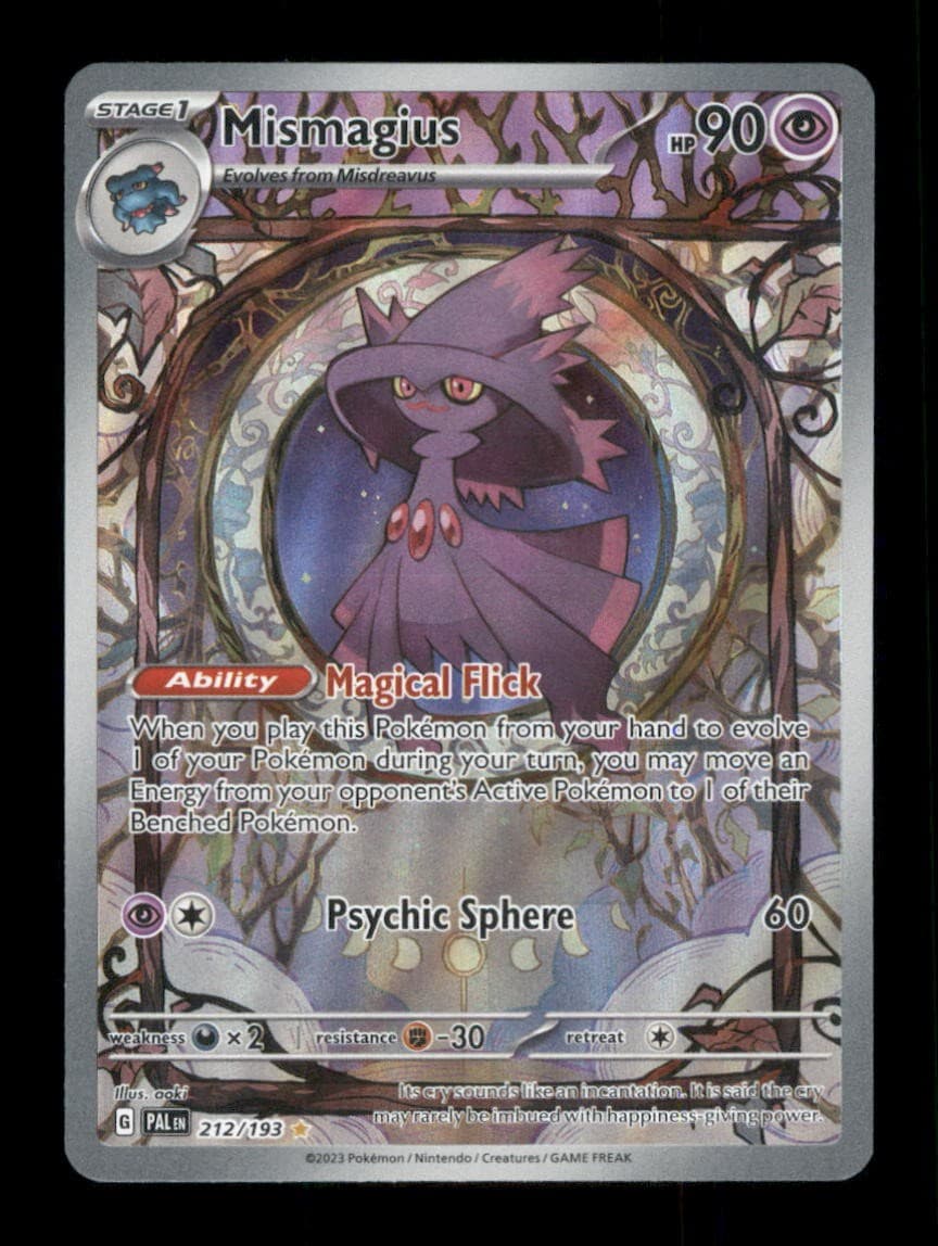Mismagius Illustration Rare Holo SV02: Paldea Evolved 212/193 LP