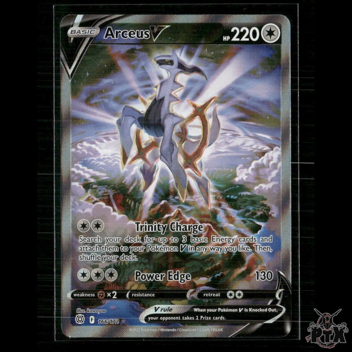 Arceus V (Alternate Full Art) 166/172 SWSH09: Brilliant Stars NM Pokemon