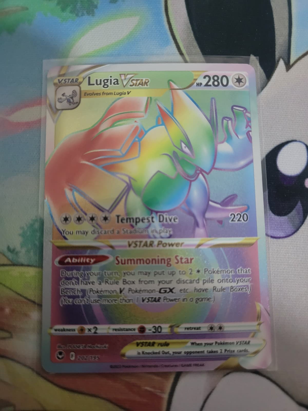Lugia VSTAR (Secret) 202/195 Swsh12: Sword & Shield - Silver Tempest Holo