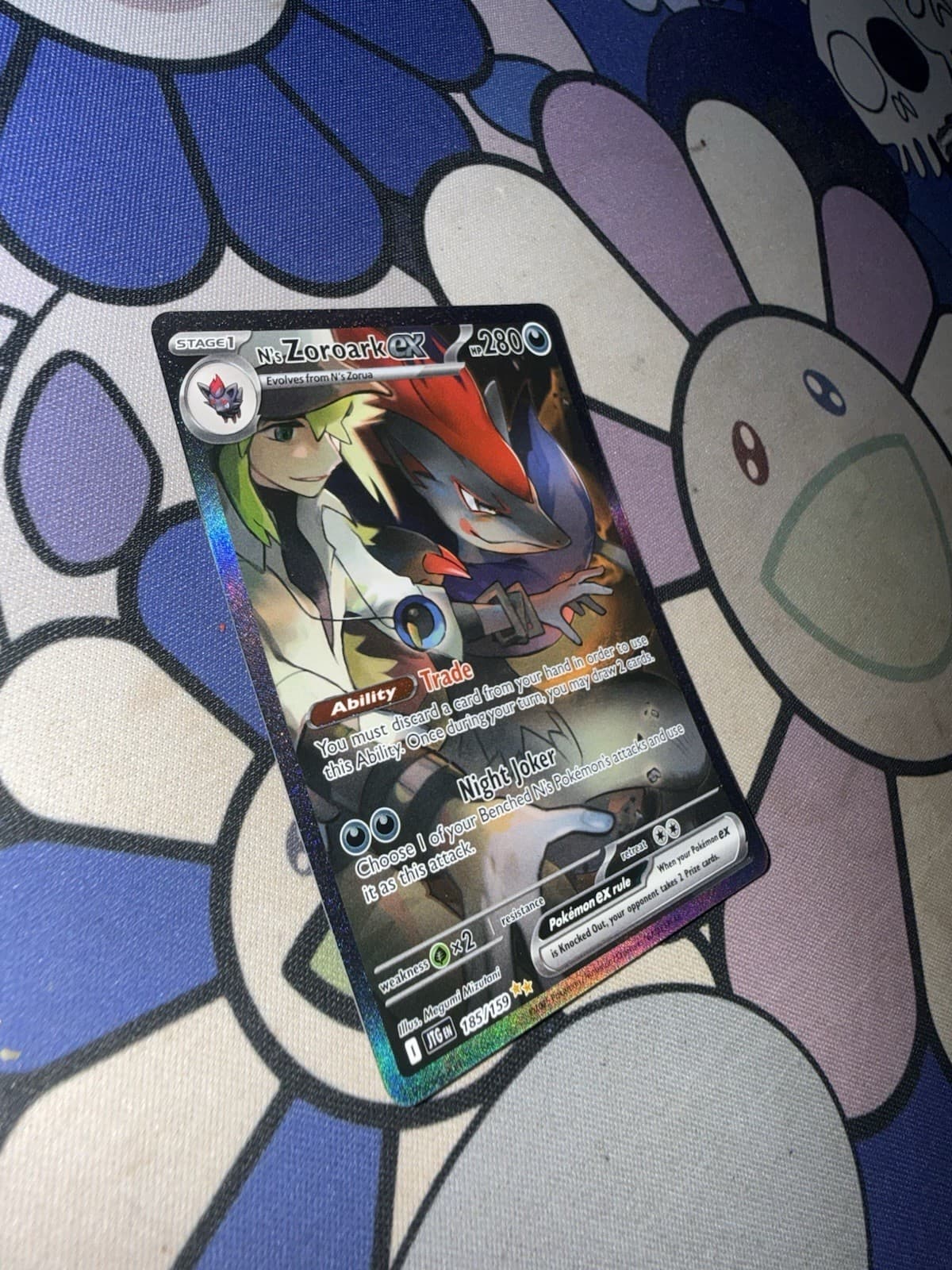 N's Zoroark ex - 185/159 - SV09: Journey Together (Near Mint)