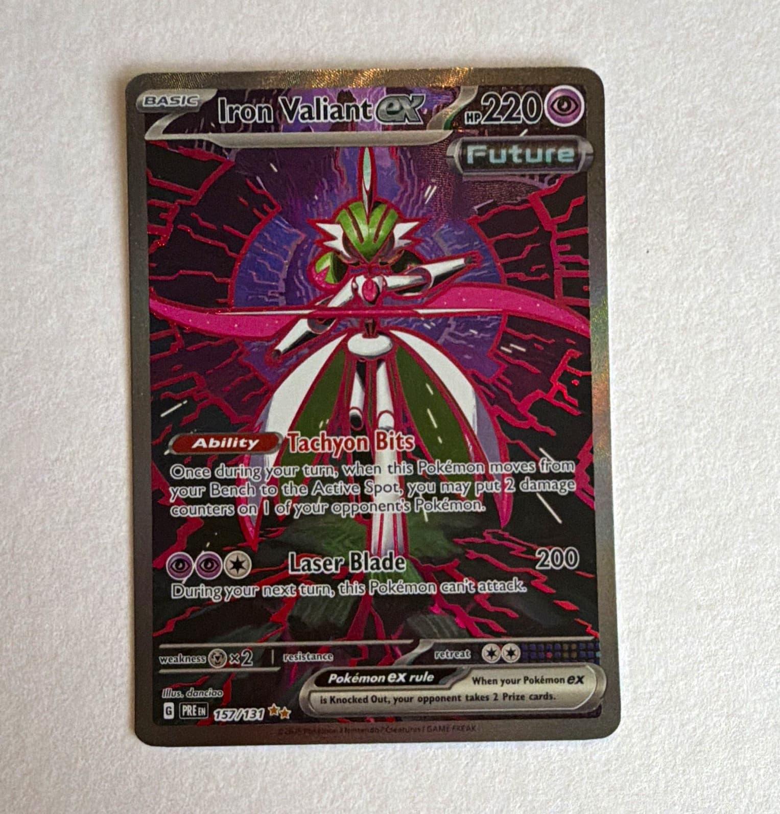 Iron Valiant Ex - 157/131 - Prismatic Evolutions