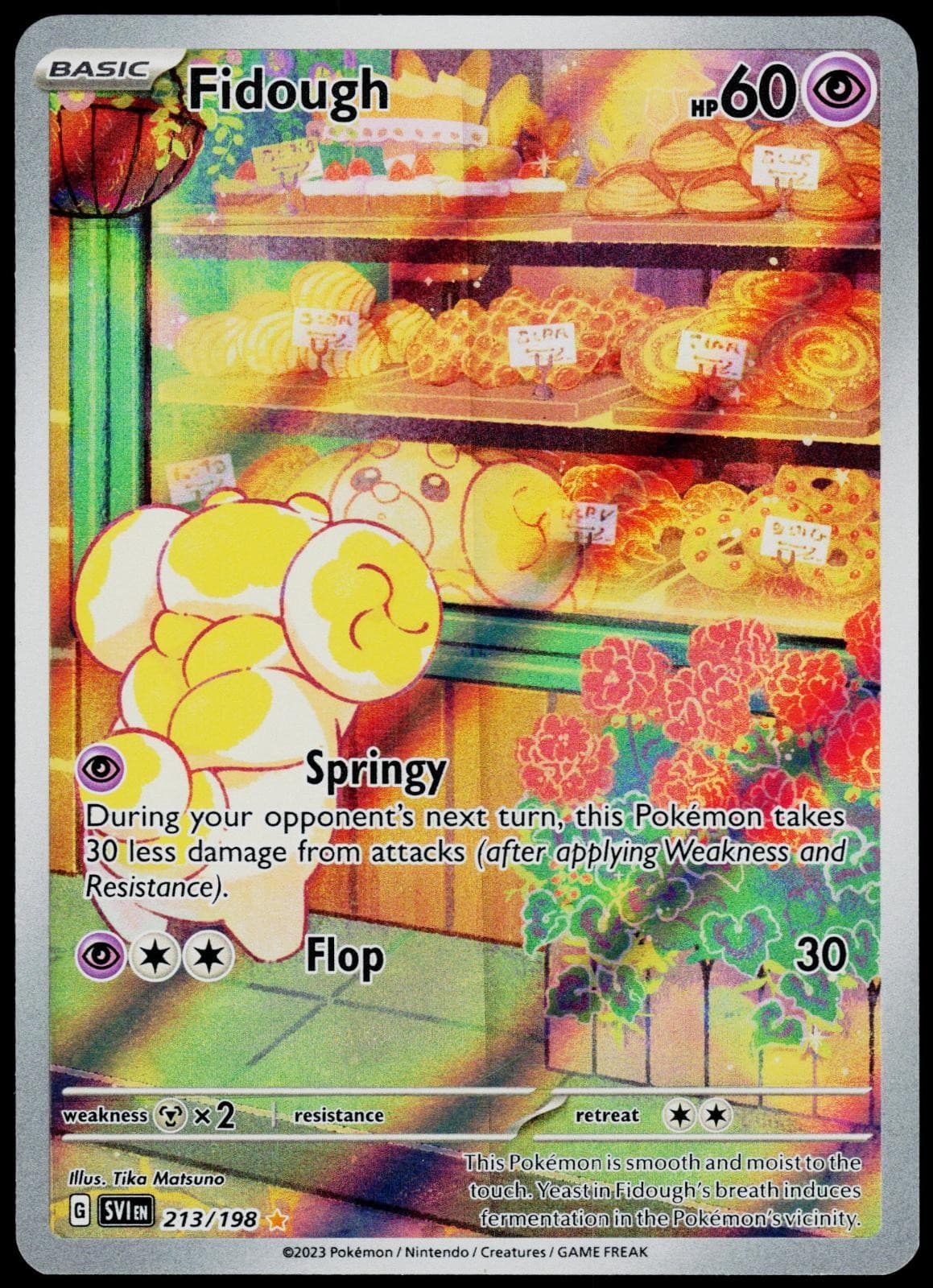 Fidough 213/198 Scarlet & Violet - Holo Pokemon LP (Illustration Rare)
