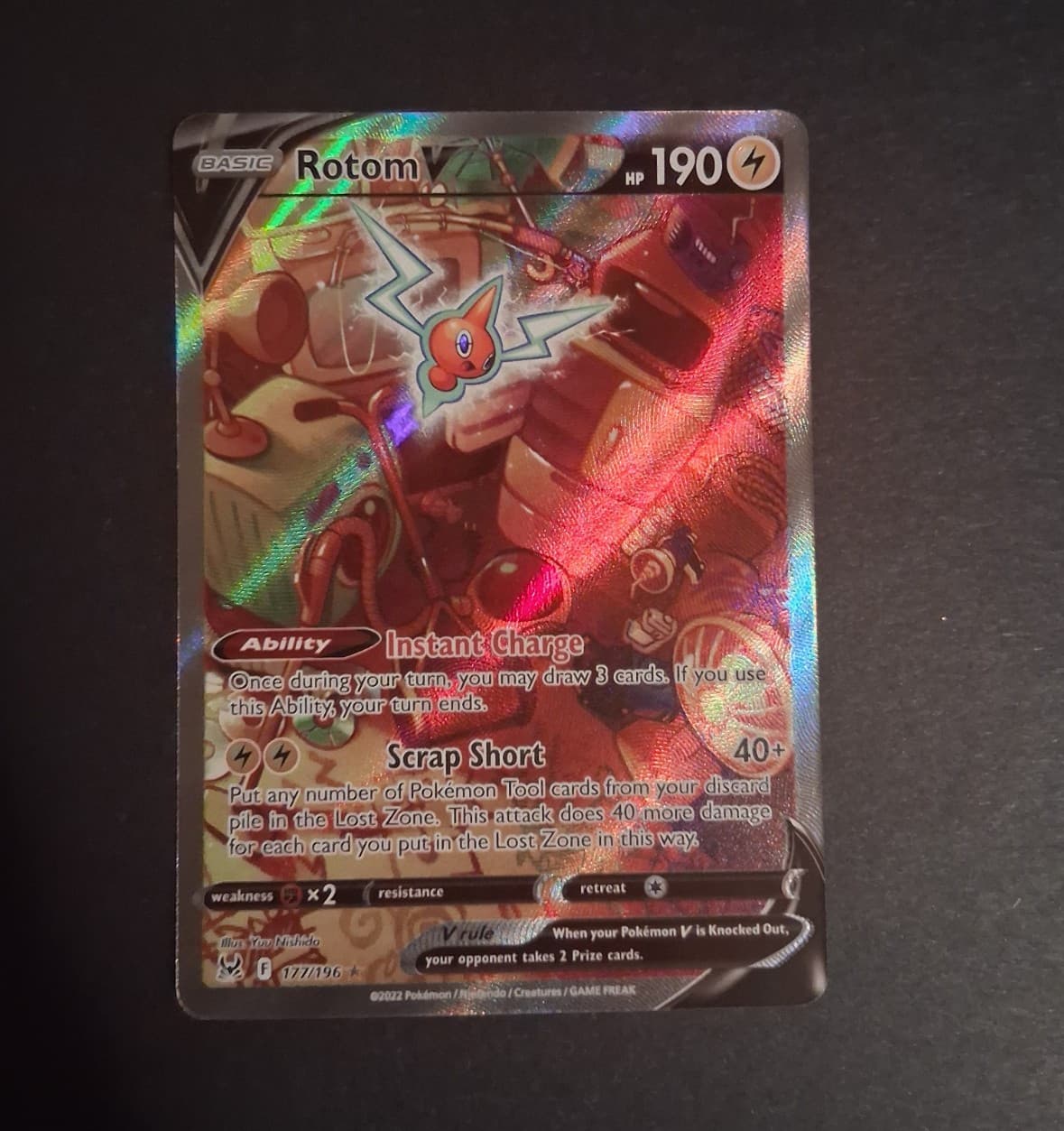The Pokémon Company Pokémon TCG Rotom V Lost Origin 177/196