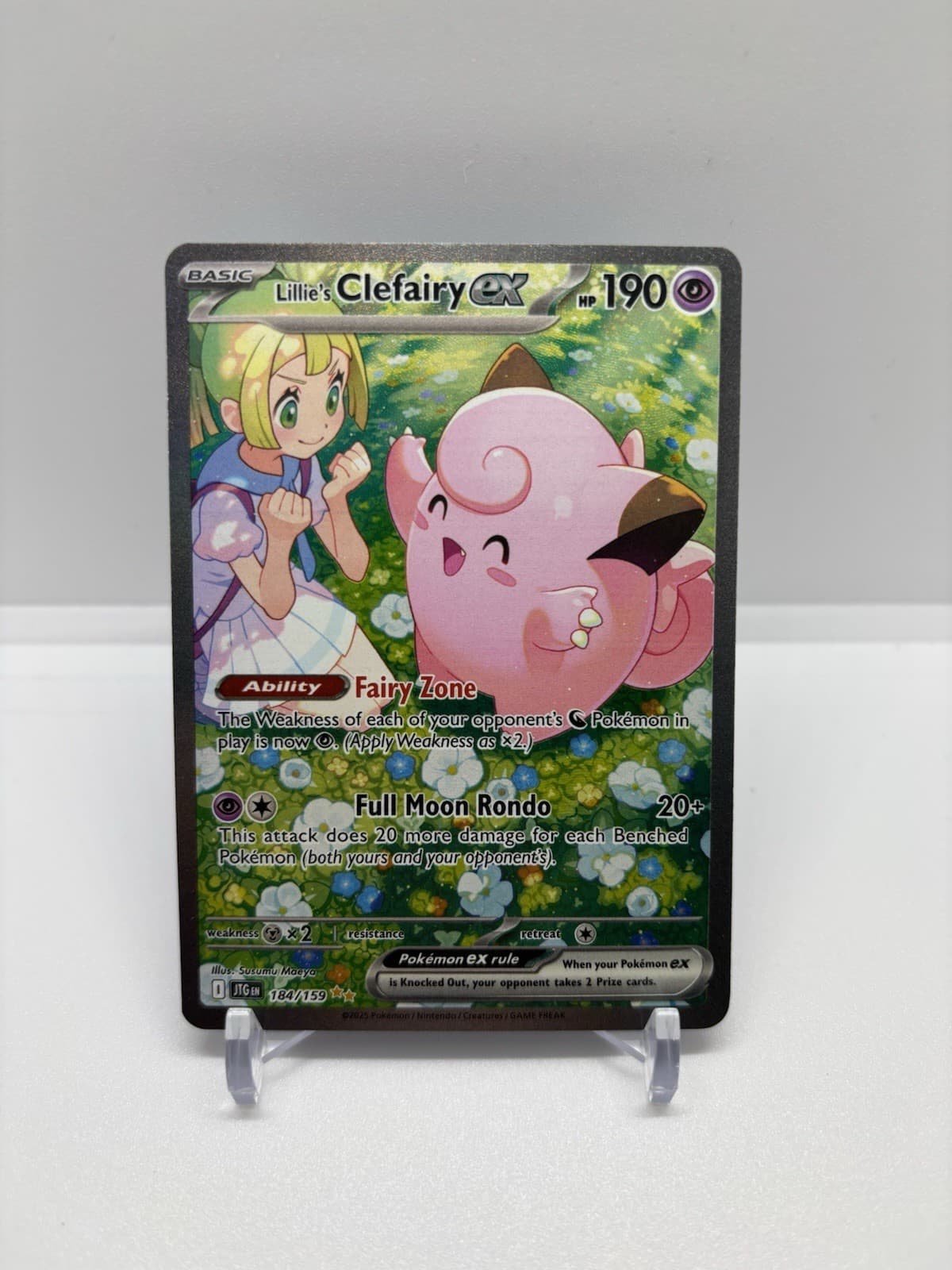 Lillie's Clefairy ex 184/159 Sv09: Journey Together Holo