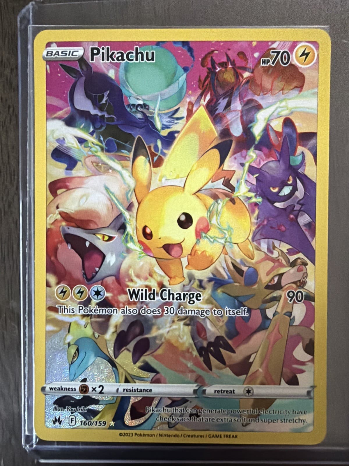 2023 Pokemon Sword & Shield Crown Zenith #160/159 Pikachu MINT