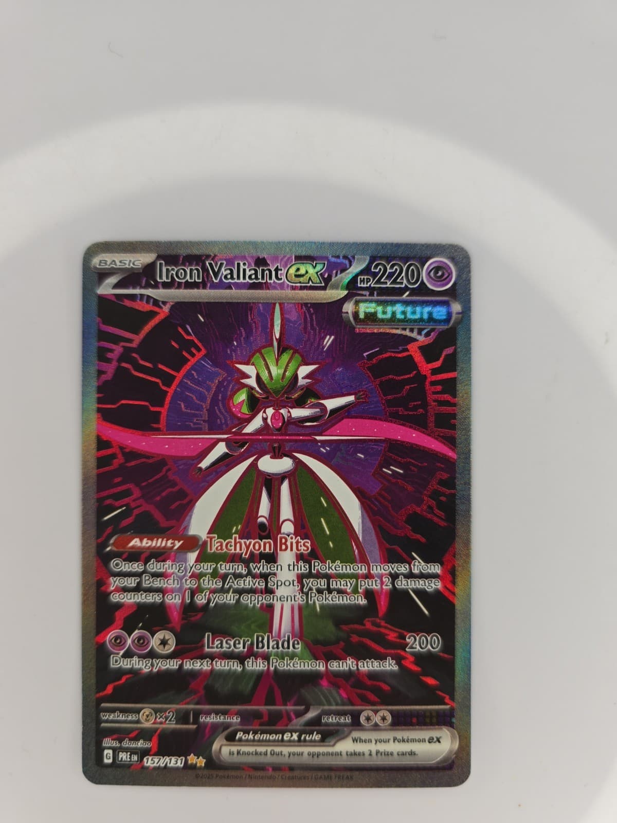 Iron Valiant ex 157/131 Sv: Prismatic Evolutions Holo