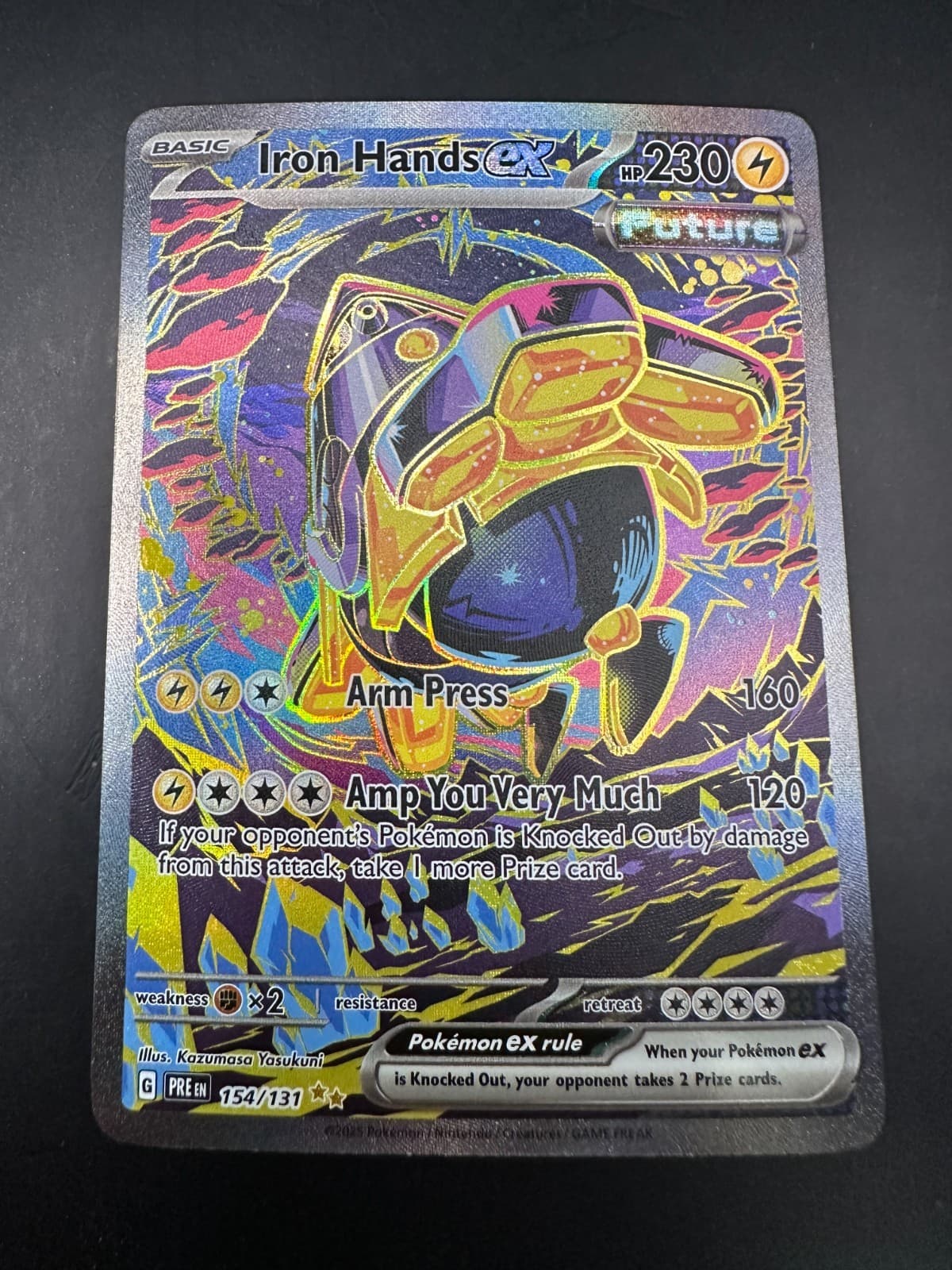 Iron Hands EX 154/131 Prismatic Evolutions SIR Pokémon TCG