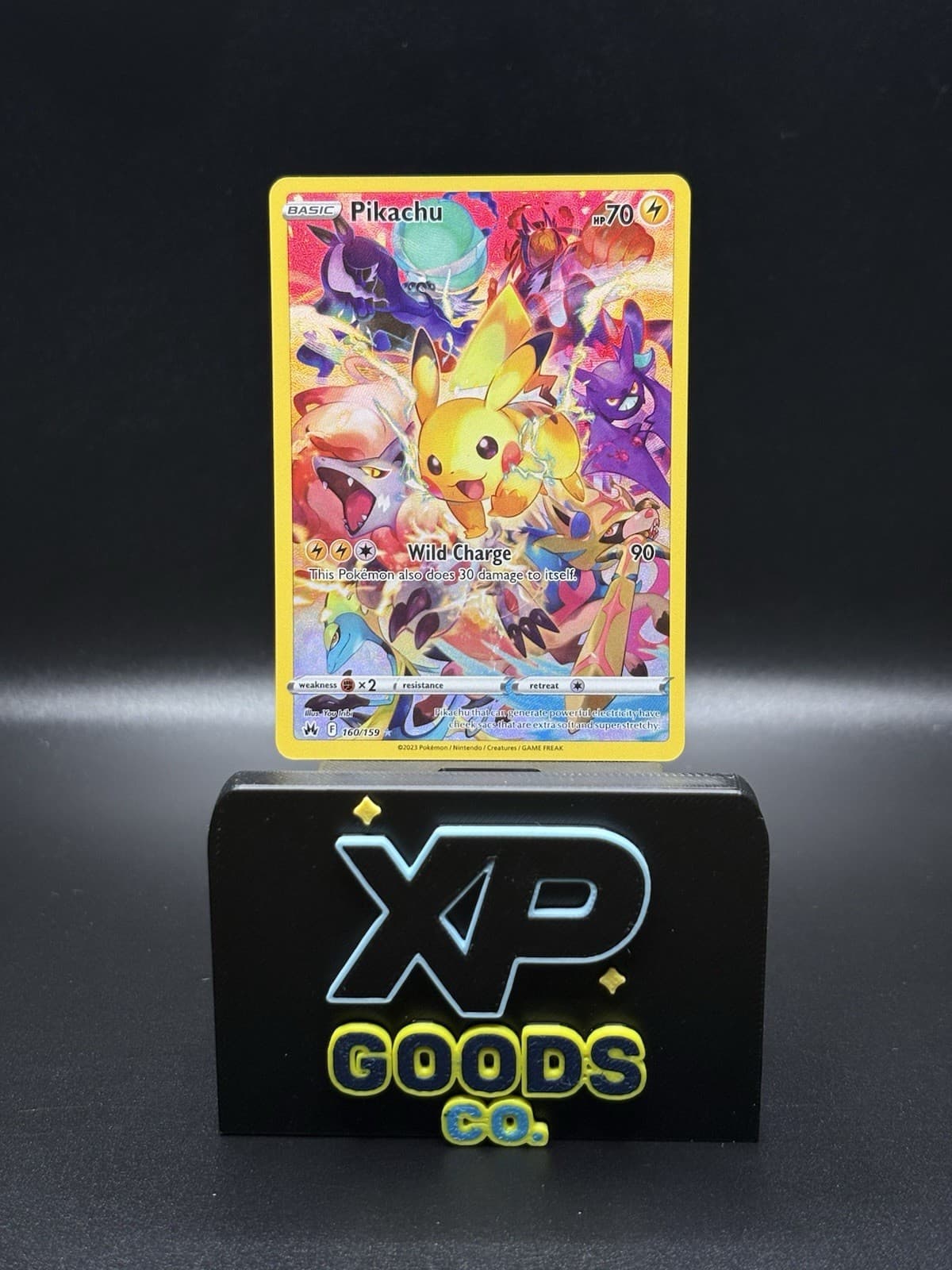 Pikachu 160/159 NM Crown Zenith Holo Pokemon TCG