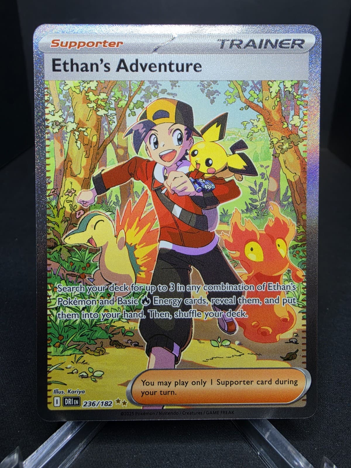 The Pokemon Company Ethan's Adventure 236/182 Sv10: Destined Rivals SIR