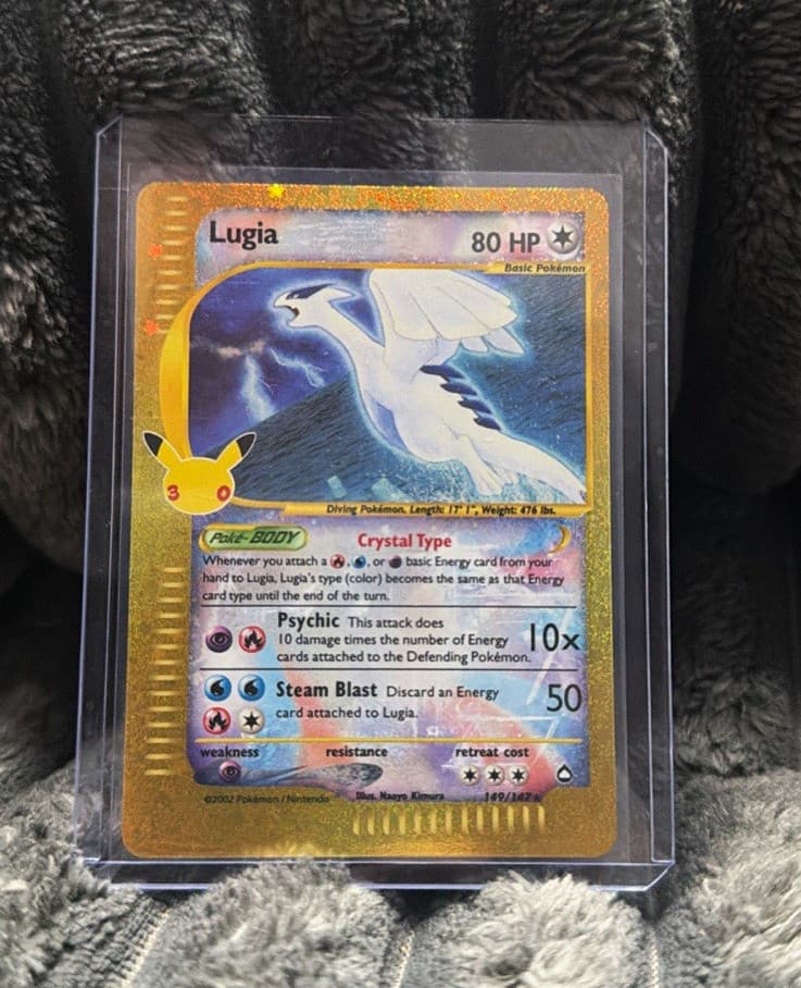 Pokemon TCG Aquapolis Lugia Holo Secret Rare 149/147 80 HP EN Kimura