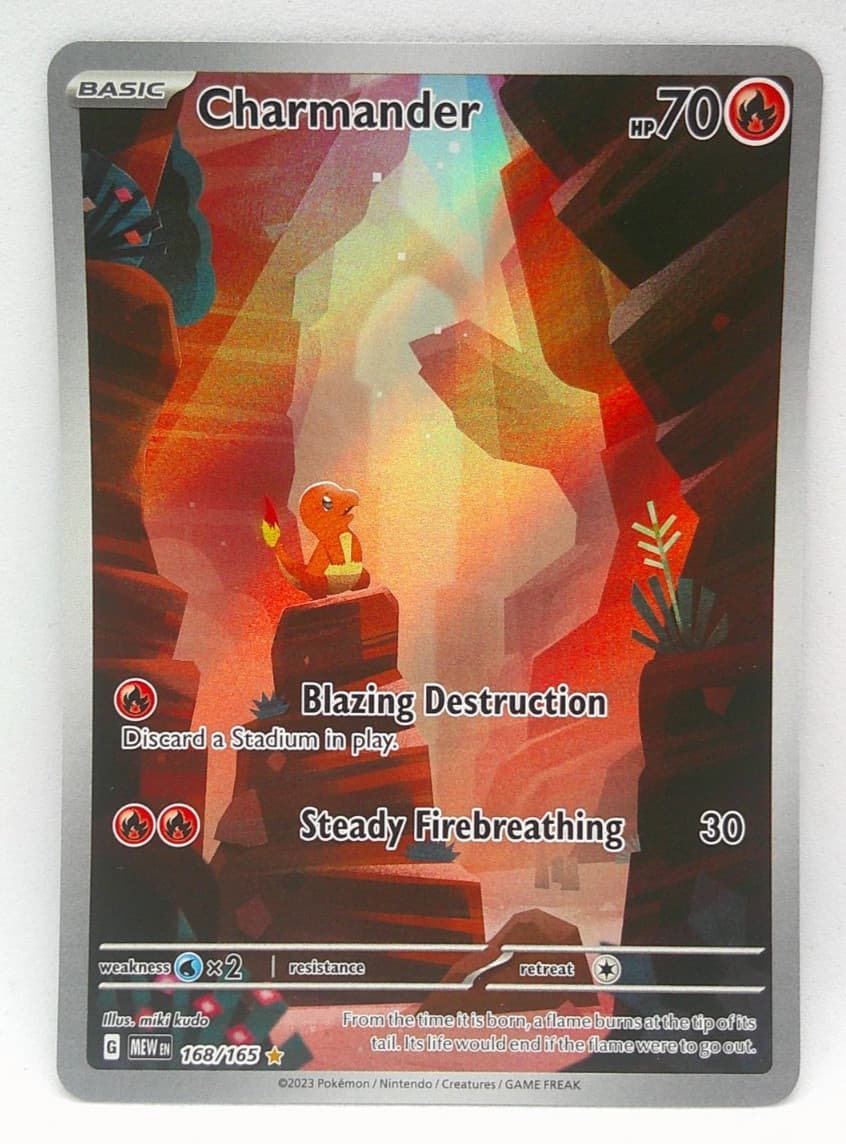 Pokemon TCG Scarlet & Violet 151 - Illustration Rare #168/165 - CHARMANDER