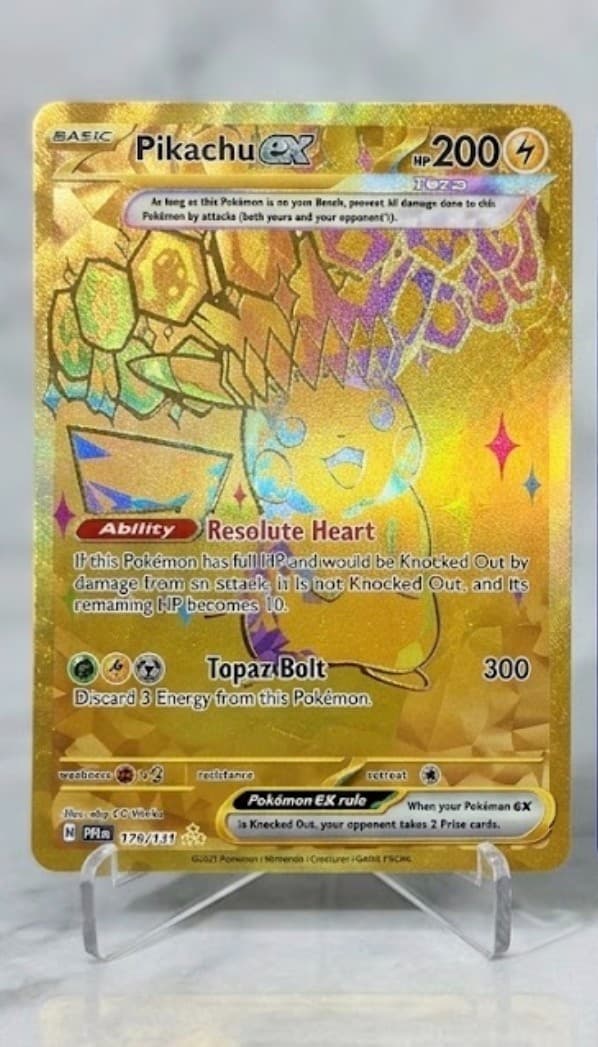 Pokemon TCG Pikachu ex Sv: Prismatic Evolutions 179/131 Holo Hyper Rare EN