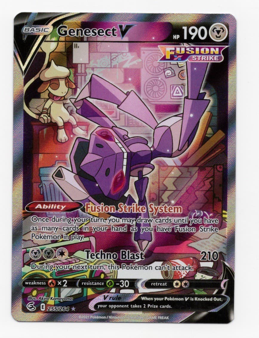Genesect V (Alternate Full Art) 255/264 Swsh08: Fusion Strike Holo