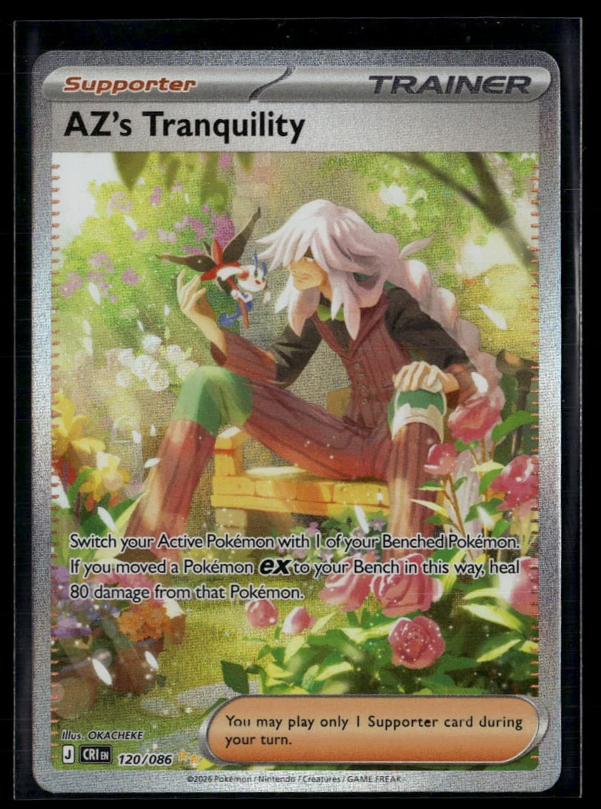 AZ's Tranquility Chaos Rising 120/86 NM Holofoil