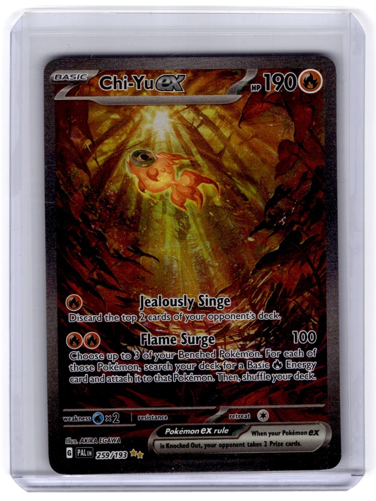 Chi-Yu ex 259/193 Holo Special Illustration Rare SV02: Paldea Evolved NM