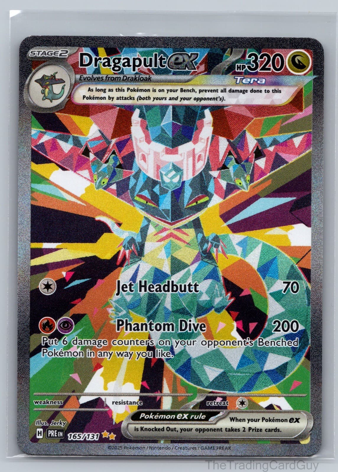 Dragapult ex Special Illustration Rare SV: Prismatic Evolutions Holo 165/131 NM