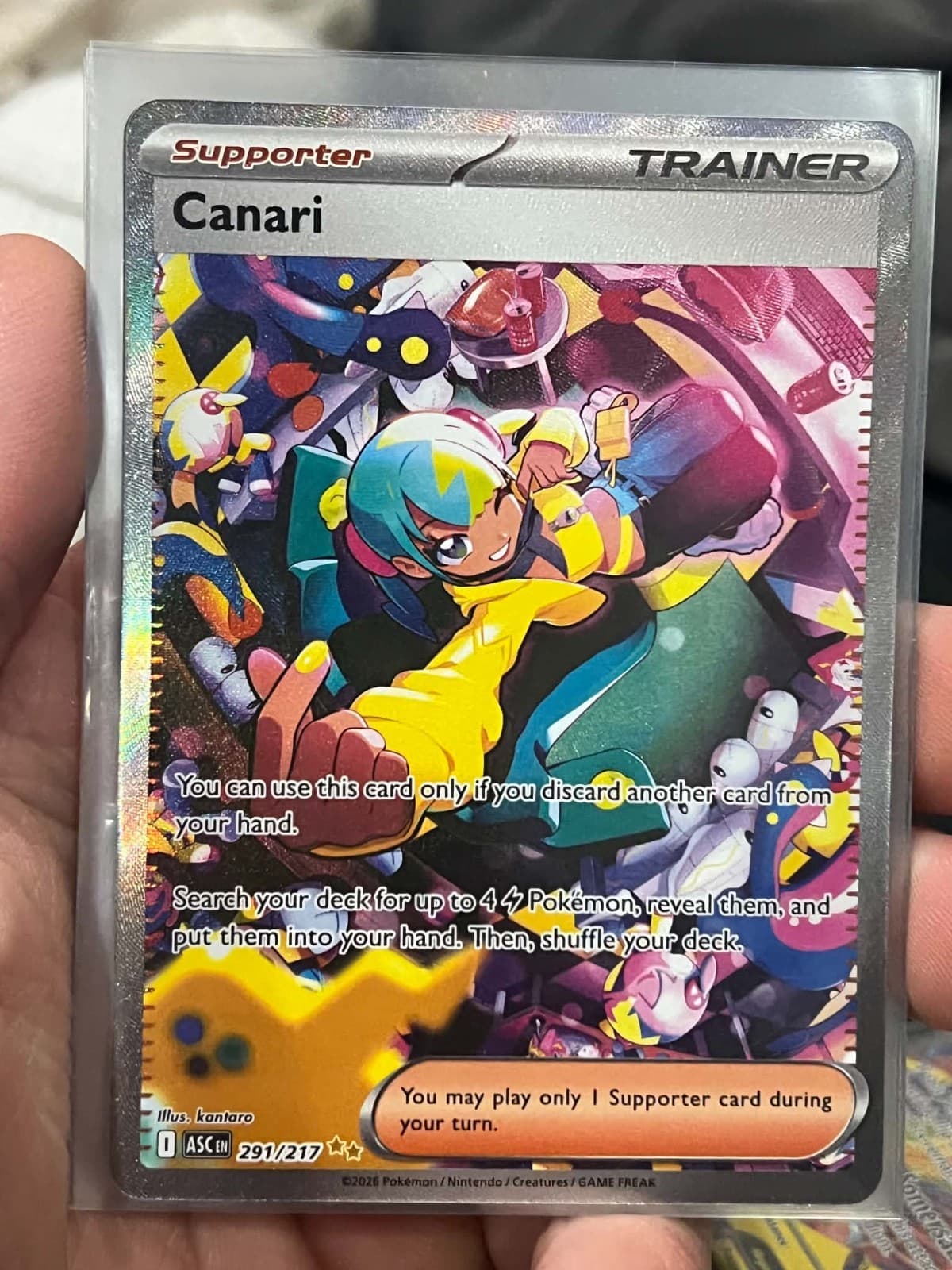 Canari 291/217 Me: Ascended Heroes Holo