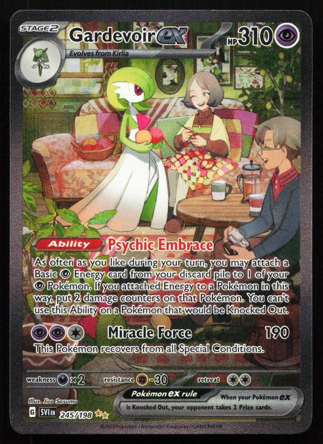Gardevoir ex 245/198 - Scarlet & Violet Base - SIR - Pokemon TCG Card NM