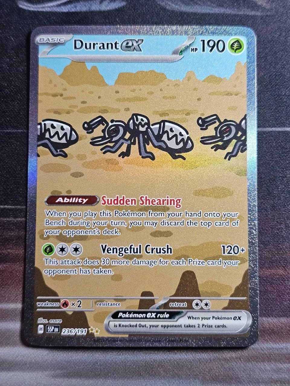 Durant ex - Special Illustration Rare SV08: Surging Sparks 236/191