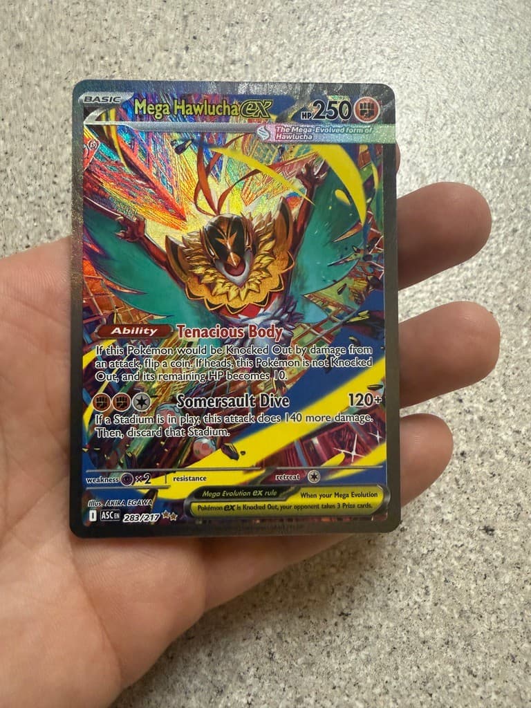2026 Ascended Heroes Mega Hawlucha ex Special Illustration Rare #283/217 NM 