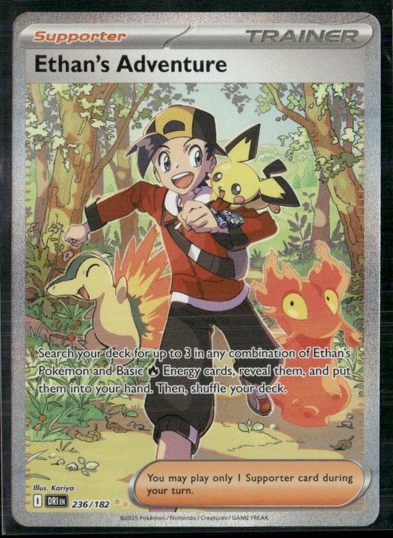 Ethan's Adventure Holofoil [DRI - 236/182] Special Illustration Rare NM EN