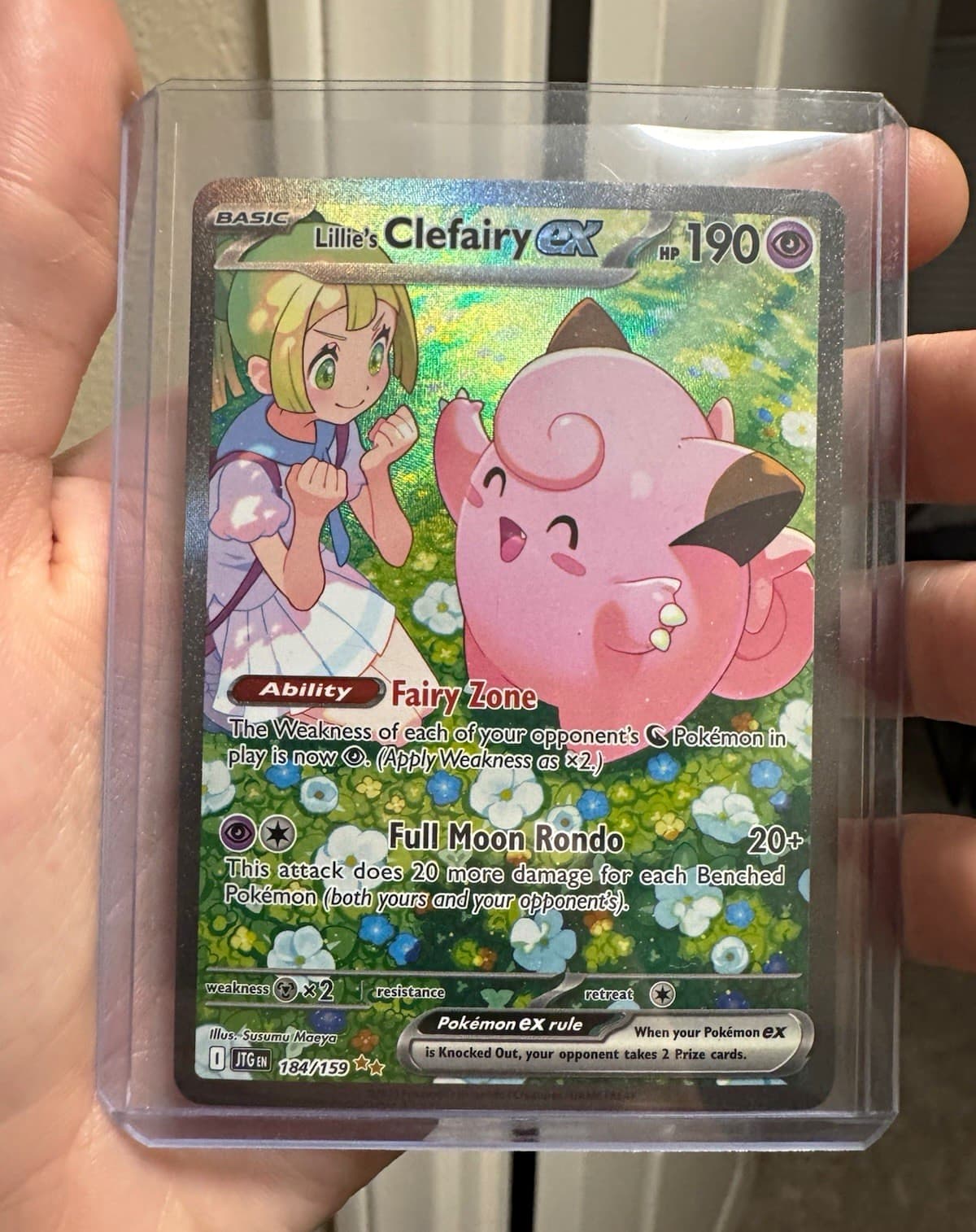 Lillie's Clefairy ex 184/159 Sv09 SIR (JTG)