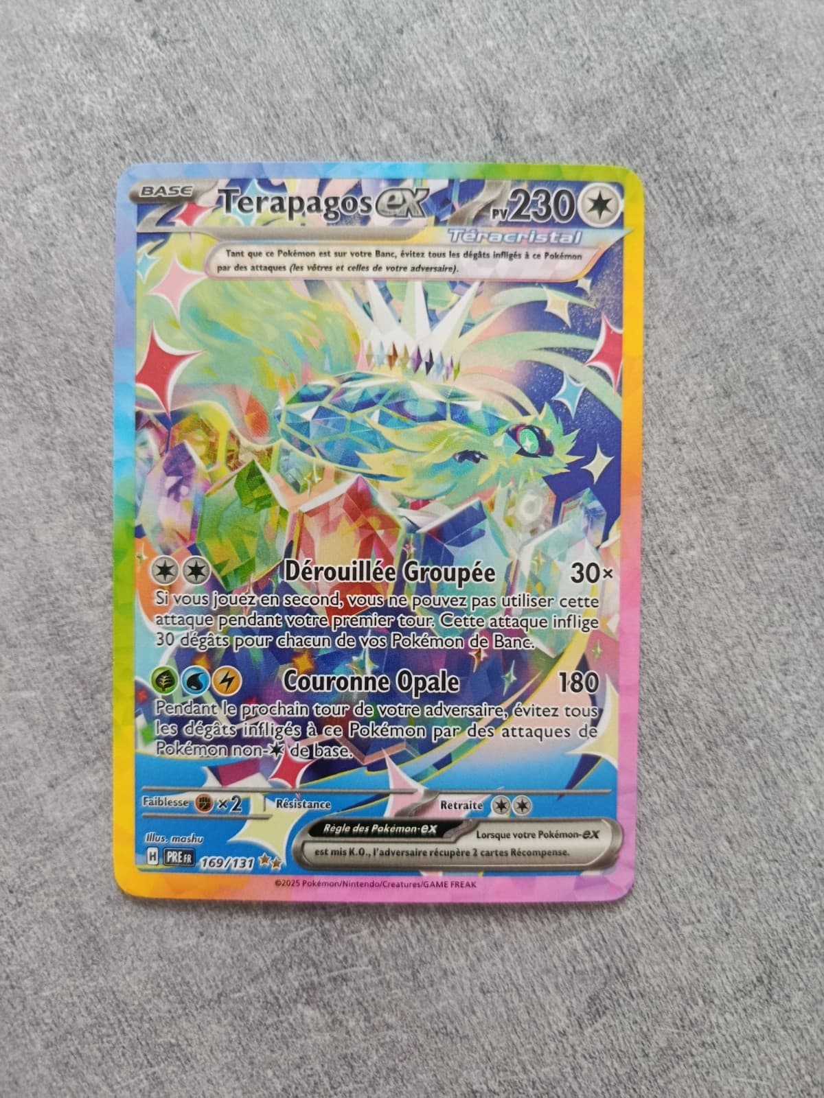 Pokemon 169/131 Terapagos EX (Prismatic Evolutions) FR