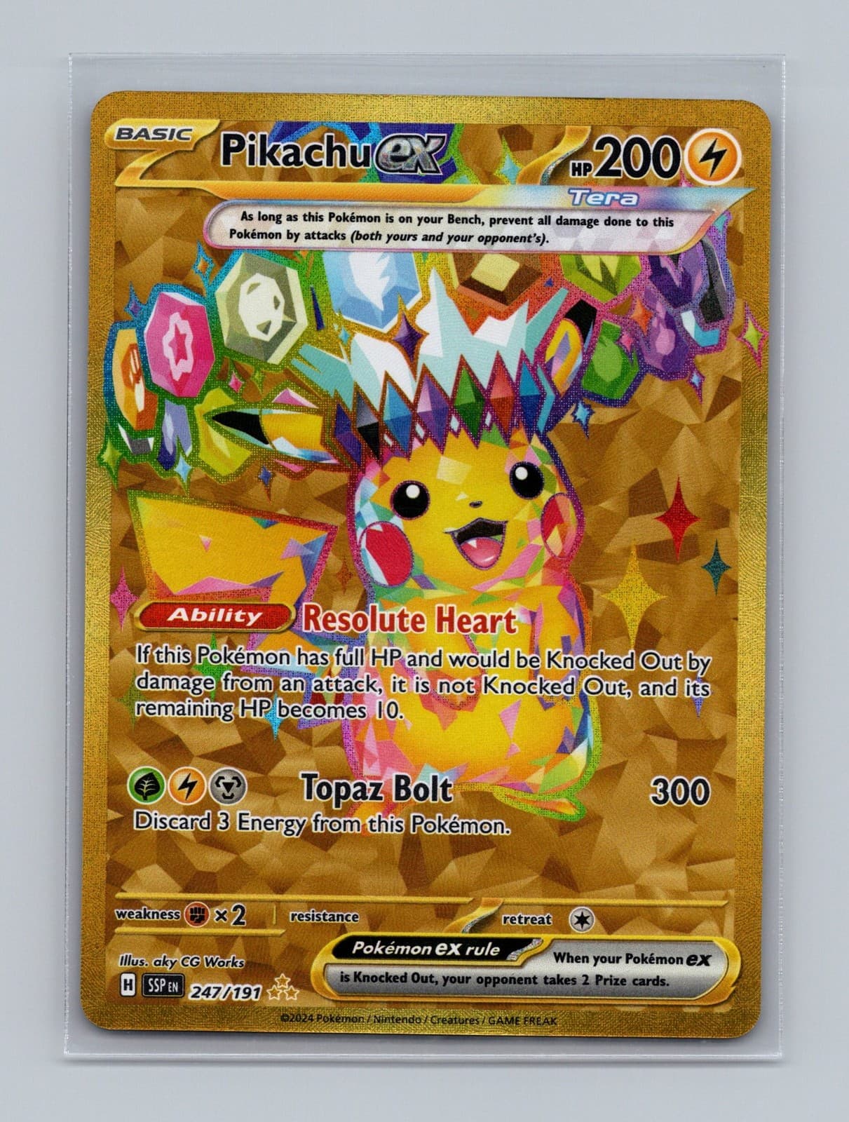 Pikachu ex Holofoil [SSP - 247/191]