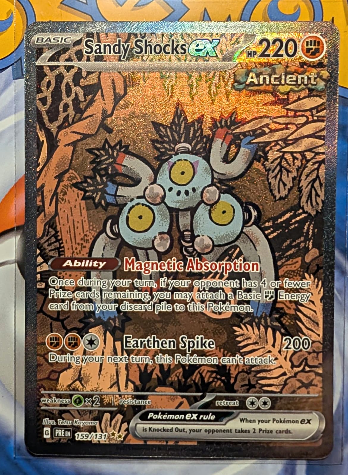Sandy Shocks ex 159/131 Special Illustration Rare Prismatic Evolutions NM