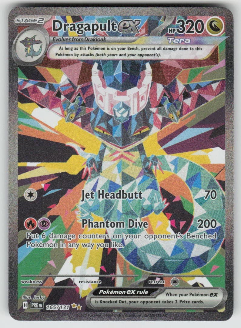 Dragapult ex Holo 165/131 Prismatic Evolutions Pokemon NM