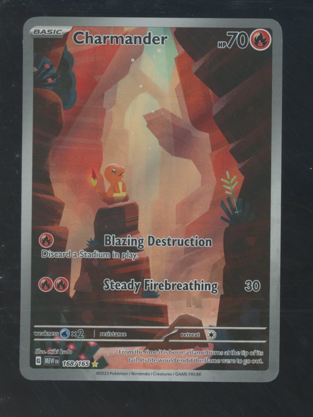 Pokemon TCG 151 MEW EN 168/165 Charmander Illustration Rare