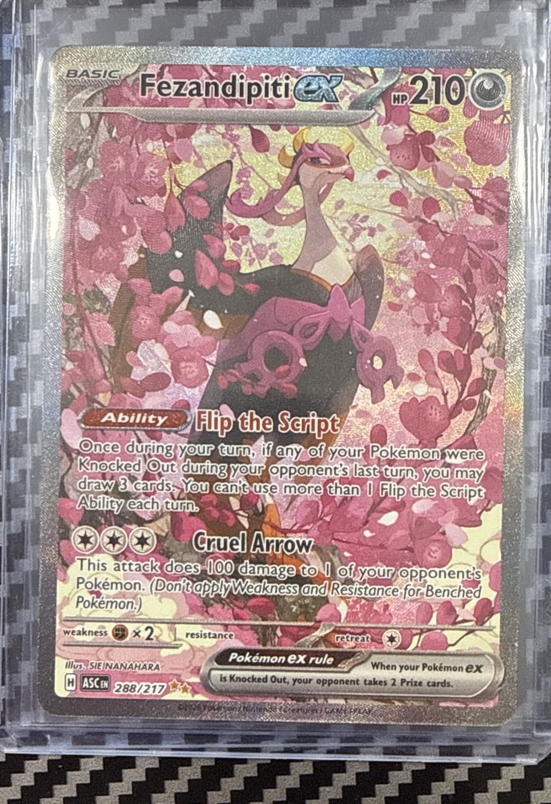 Fezandipiti ex 288/217 Me: Ascended Heroes Holo